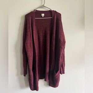 Women's Burgundy Sweater